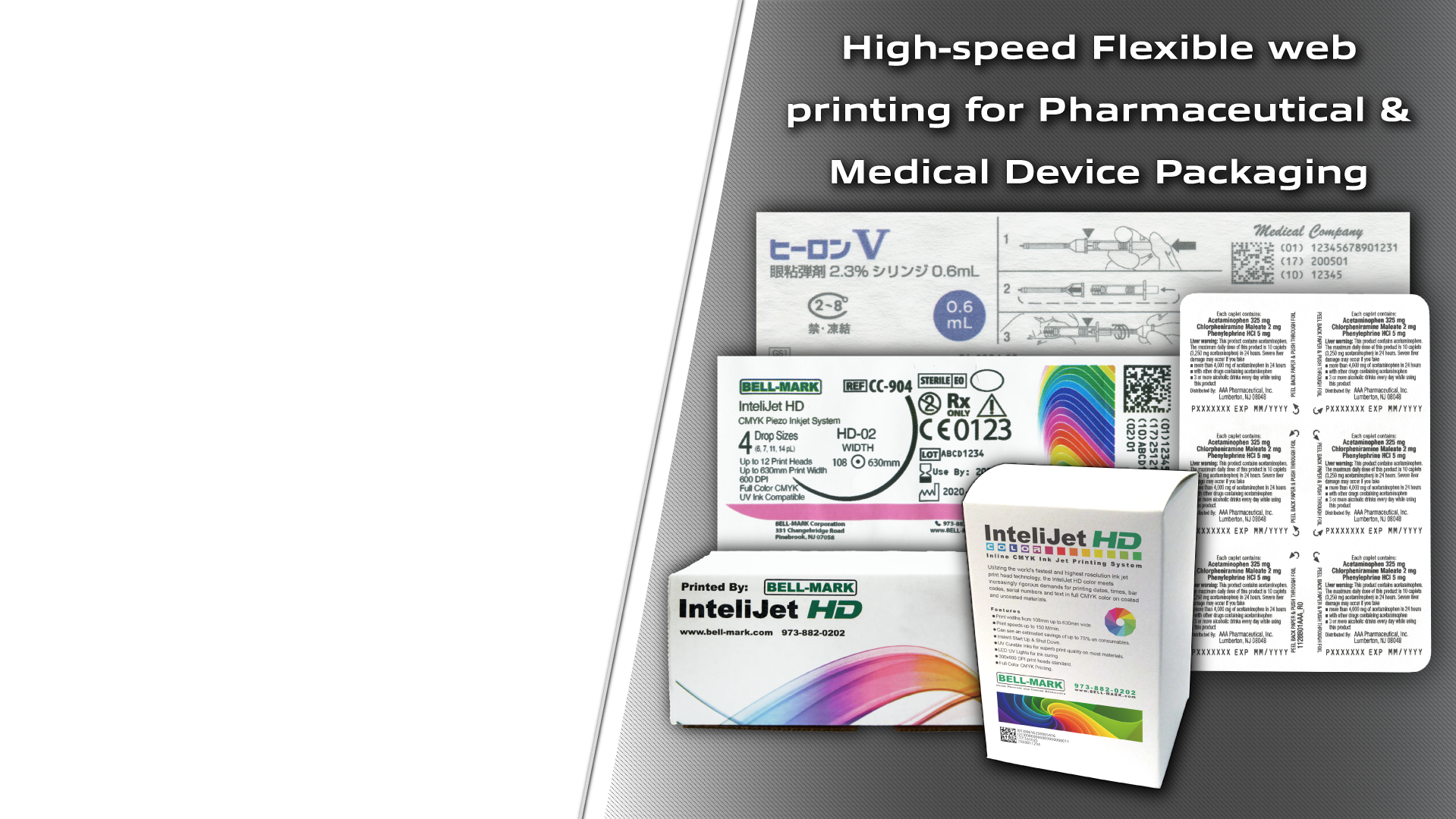 High-speed flexible printing for Pharmaceutical & Medical Device packaging industries