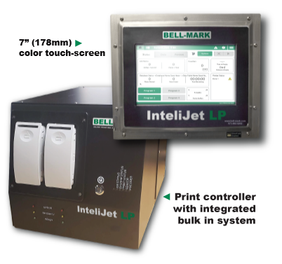 InteliJet LP HMI & print controller with integrated bulk ink system