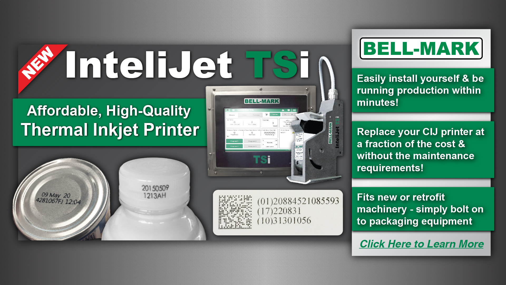 InteliJet TSi thermal inkjet printer